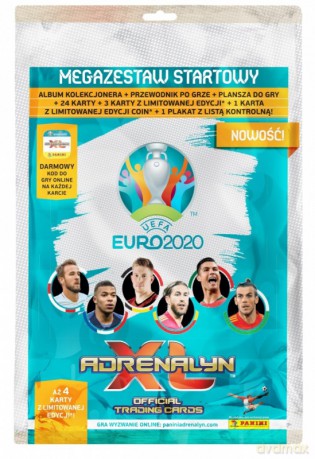 Panini Kolekcja Karty Euro 2020 Megazestaw [KSIĄŻKA]