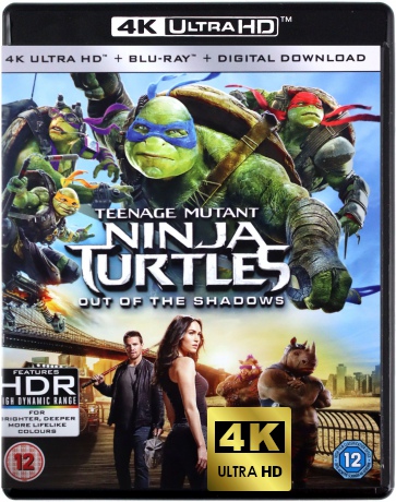 Teenage Mutant Ninja Turtles: Out of the Shadows (Wojownicze żółwie ninja: Wyjście z cienia) [Blu-Ray 4K]+[Blu-Ray]