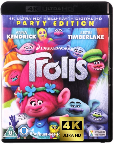 Trolls (Trolle) [Blu-Ray 4K]+[Blu-Ray]