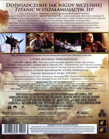 Titanic 3D [2xBlu-ray 3D]+[2xBlu-Ray]