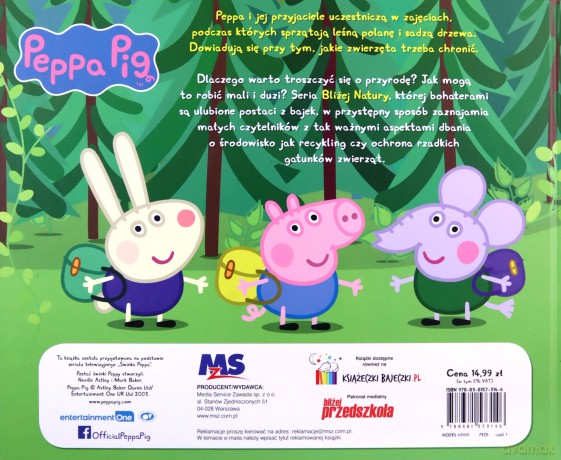 Bliżej natury. Peppa Pig. Lekcja przyrody [KSIĄŻKA]