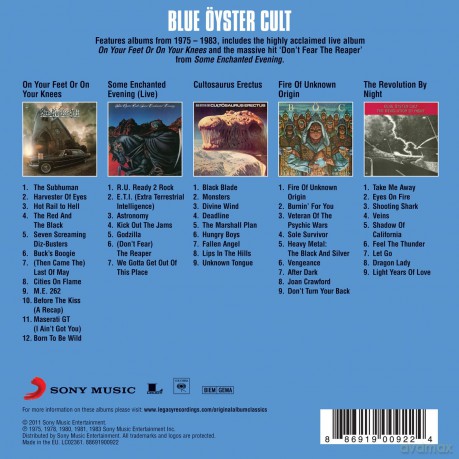 Blue Oyster Cult: Original Album Classics [5CD]