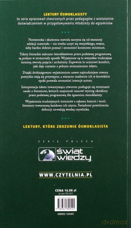 Jan Kochanowski Wybór Fraszek, Pieśni, Trenów. Lektury ósmoklasisty [KSIĄŻKA]