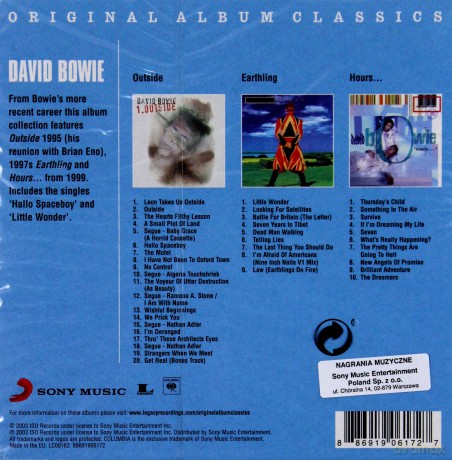 David Bowie: Original Album Classics [3CD]