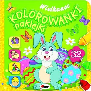 Kolorowanki naklejki Wielkanoc - Piotr Kozera [KSIĄŻKA]