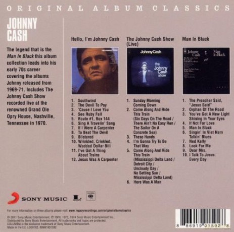 Johnny Cash: Original Album Classics [3CD]