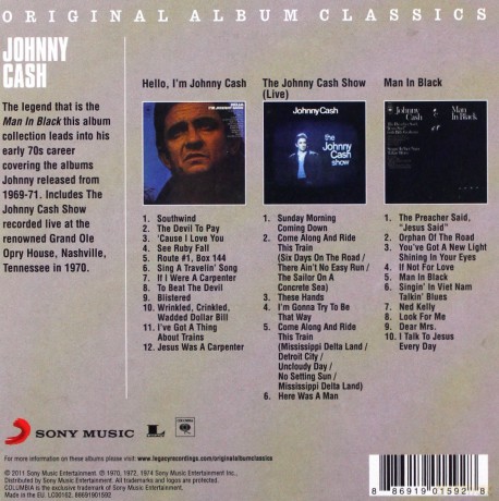 Johnny Cash: Original Album Classics [3CD]