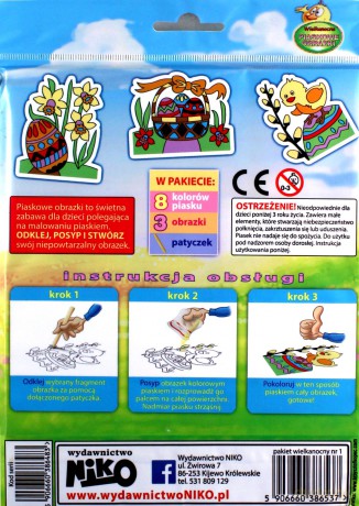 Pakiet 1. Piaskowe obrazki. Wielkanoc