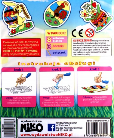 Pakiet 2. Piaskowe obrazki. Wielkanoc