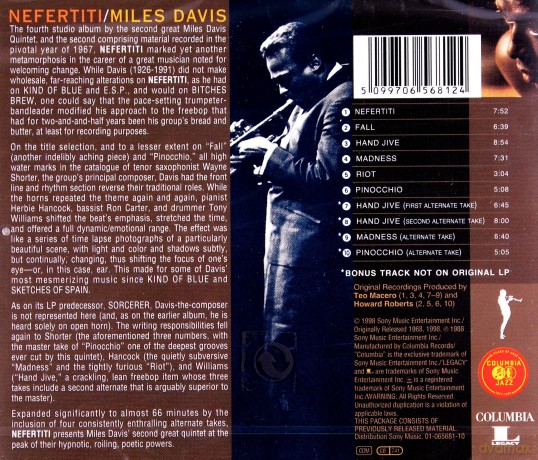 Miles Davis: Nefertiti [CD]