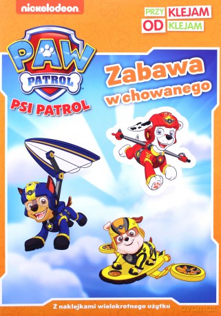 Psi Patrol. Przyklejam, odklejam Zabawa w chowanego [KSIĄŻKA]