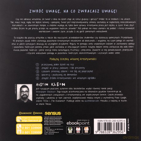 Rób swoje! 10 sposobów na kreatywność w każdym czasie - Austin Kleon [KSIĄŻKA]