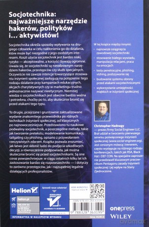 Socjotechnika. Sztuka zdobywania władzy nad umysłami - Christopher Hadnagy [KSIĄŻKA]