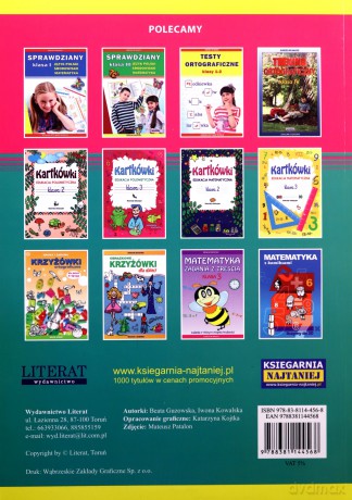 Sprawdziany Język polski, środowisko, matematyka Klasa 2 - Beata Guzowska, Iwona Kowalska [KSIĄŻKA]