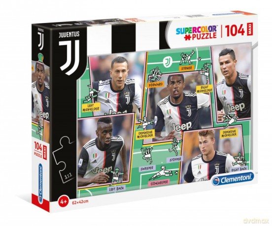 CLEMENTONI 104 el. Maxi Juventus [PUZZLE]