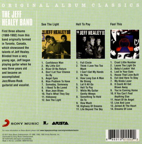 Jeff Healey: Original Album Classics [3CD]