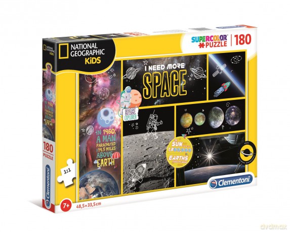 CLEMENTONI 180 el. National Geographic Kids [PUZZLE]
