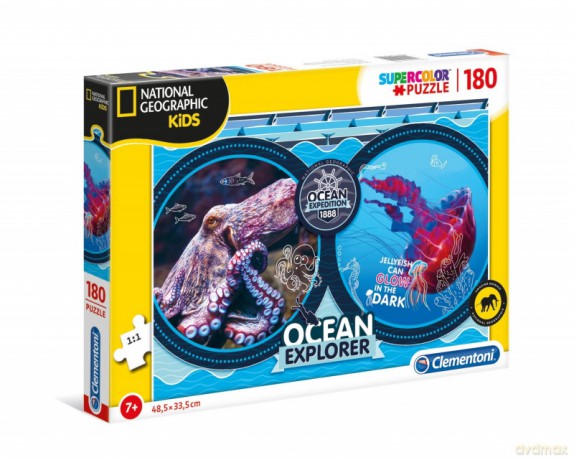 CLEMENTONI 180 el. National Geographic Kids Ocean Expeditio [PUZZLE]
