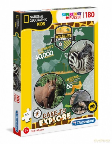 CLEMENTONI 180 el. National Kids Wildlife Expedition [PUZZLE]