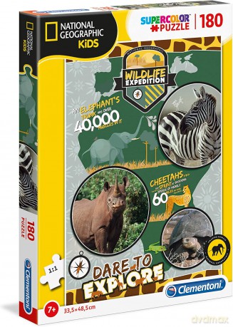 CLEMENTONI 180 el. National Kids Wildlife Expedition [PUZZLE]