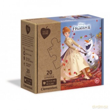 CLEMENTONI 2x20 el. Play For Future Frozen 2 [PUZZLE]