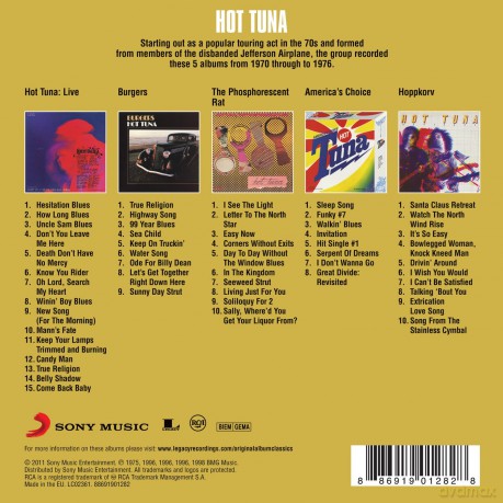 Hot Tuna: Original Album Classics [5CD]