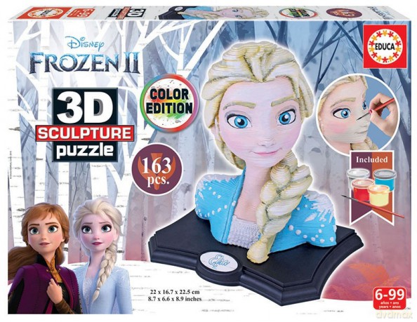 EDUCA 3D rzeźba Frozen 2 [PUZZLE]