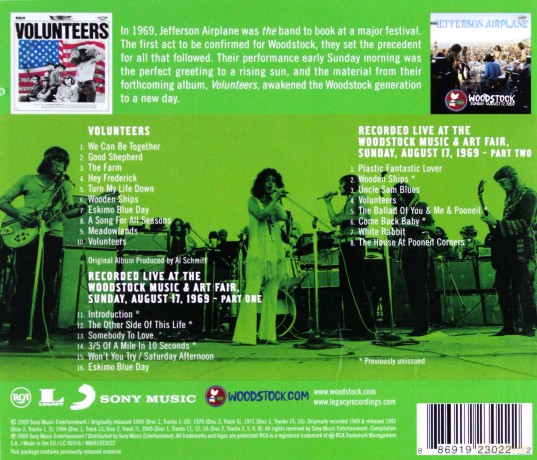 Jefferson Airplane: Jefferson Airplane: The Woodstock Experience [2CD]