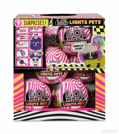 L.O.L. Surprise Świecące zwierzątko display 12 sztuk [FIGURKA]