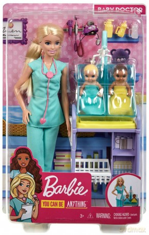 Lalka Barbie Kariera Zestaw Pediatra