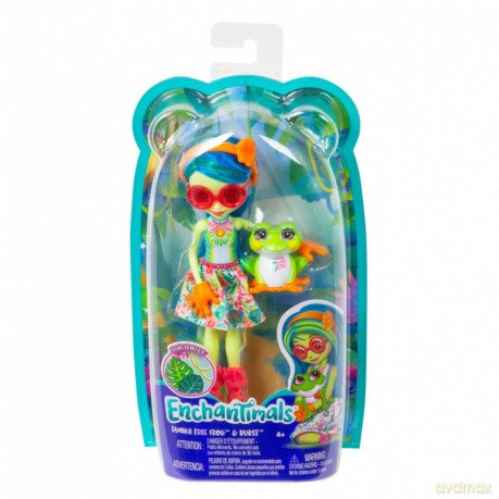 Lalka Enchantimals Tamika Żaba + Burst