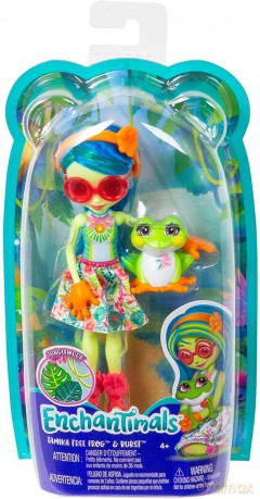 Lalka Enchantimals Tamika Żaba + Burst