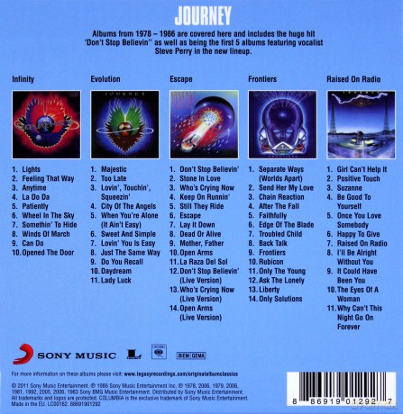 Journey: Original Album Classics [5CD]