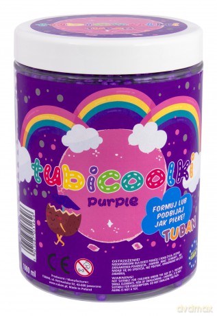 Masa plastyczna Tubicoolki fioletowy 1L
