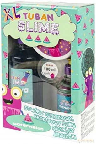 Masa plastyczna Zestaw super slime - Arbuz XL