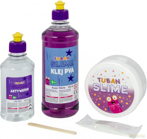 Masa plastyczna Zestaw super slime - Glow in the dark XL