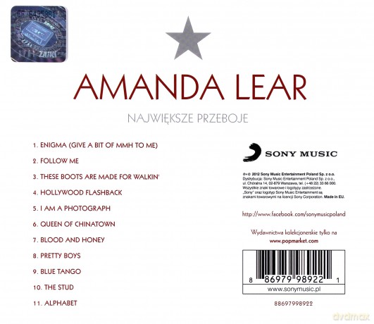 Amanda Lear: Gwiazdy XX Wieku [CD]