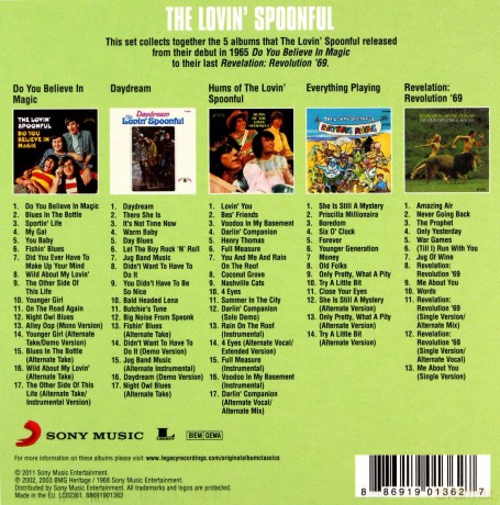 The Lovin' Spoonful: Original Album Classics [5CD]