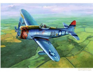 Model plastikowy P-47D-30 Thunderbolt Dorsal Fin