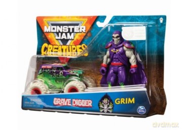 Pojazd z figurką, Grave Digger Monster Jam