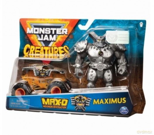 Pojazd z figurką, Max Monster Jam