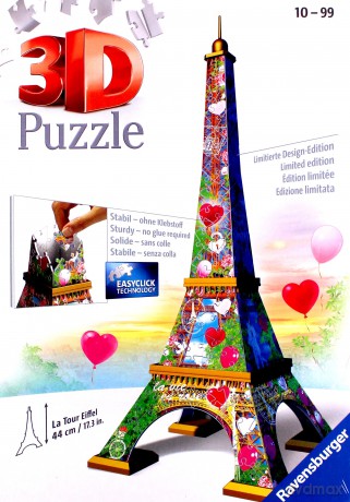 RAVENSBURGER 216 el. 3D Wieża Eifla [PUZZLE]