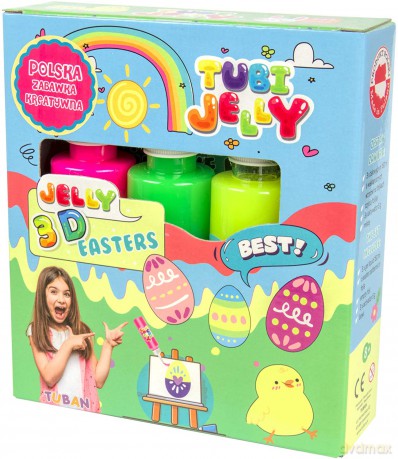 Zestaw Tubi Jelly 3 kolory - Wielkanoc