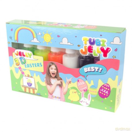 Zestaw Tubi Jelly 6 kolorów - Wielkanoc