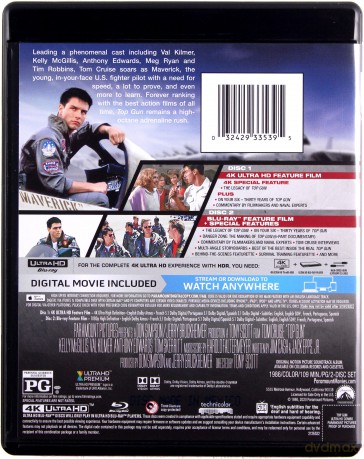 Top Gun [Blu-Ray 4K]+[Blu-Ray]