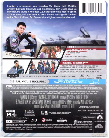 Top Gun (steelbook) [Blu-Ray 4K]+[Blu-Ray]