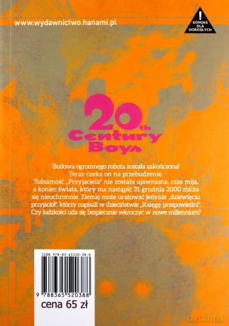 20th Century Boys Chłopaki z XX wieku (Tom 3) - Naoki Urasawa [KOMIKS]