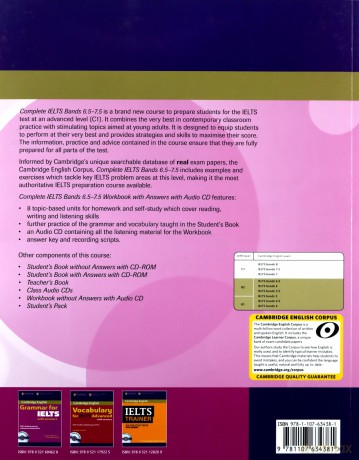 Complete IELTS Bands 6.5-7.5 Workbook with Answers - Rawdon Wyatt [KSIĄŻKA]
