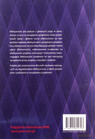 Efektywność w zarządzaniu projektami [KSIĄŻKA]