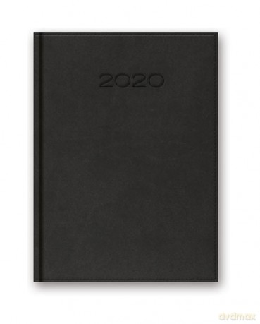 Kalendarz 2020 20-21D A5 dzienny grafitowy [KALENDARZ]